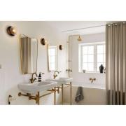 Nuura seinälamppu Liila 1 IP44 Ø 16 cm, musta/kirkas