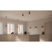 Nuura-riippuvalaisin Anoli Spotti, Ø 10 cm, musta, metalli