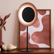 LED-akkukäyttöinen pöytävalaisin Solan, musta/ruskea, aurinkoenergia, ...