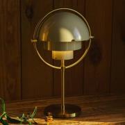 Gubi akkukäyttöinen pöytävalaisin Multi-Lite, messinki/harmaa, korkeus...