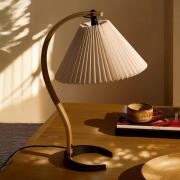 Gubi pöytävalaisin Timberline, puu/valkoinen, pellava, K 50 cm