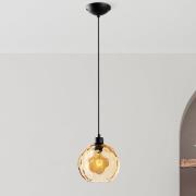 Benek-riippuvalaisin, keltainen, lasi, Ø 20 cm, E27