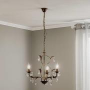 Kattokruunu Teresa kristalleilla, 3-lamppuinen