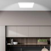 LED-kattovalaisin Tava A, CCT, 29 x 29 cm, valkoinen, kaukosäädin