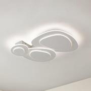 Lindby LED-kattovalaisin Delar, 60 x 60 cm, CCT, himmennettävä