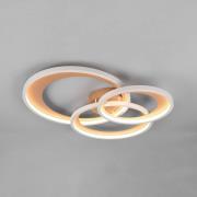 LED-kattovalaisin Granada, ruskea, pituus 71 cm, metalli, CCT