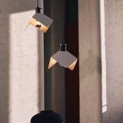 Stilnovo riippuvalo Triedo, valkoinen, pituus 29 cm, metallia