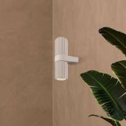 Seinävalaisin DYNAMICS, valkoinen, korkeus 23 cm, metalli, ylös/alas