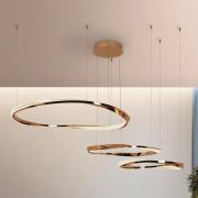 LED-riippuvalo Orbitas, pituus 185 cm, kullanvärinen, metalli