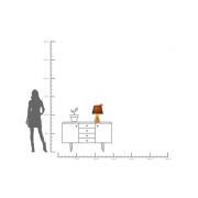 Kare pöytävalaisin Animal Hedgehog Family, kulta/ruskea, E27