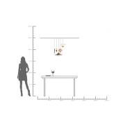 Kare Cappelli-riippuvalaisin, monivärinen, Ø 50 cm, G9