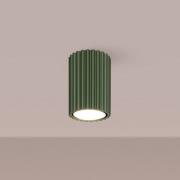 Kattovalaisin ALORA, oliivinvihreä, Ø 7 cm, metalli, GU10