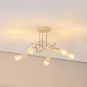 Oxford kattovalaisin, hiekka, Ø 47 cm, metalli, 5-lamppuinen, E27