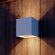 Calex LED-akku-anturi-ulkoseinälamppu Volterra, valkoinen, IP44