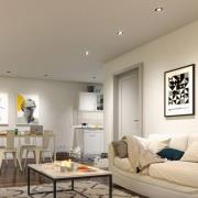 Paulmann LED-uppovalaisin, valkoinen, Ø 8 cm, 4,8 W, 20 kpl:n sarja