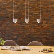 Paulmann LED-riippuvalaisin Aldan, alumiini, himmennettävä, 3-lamppuin...