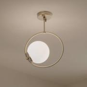 Kattovalaisin Dolunay, Ø 26 cm, kultainen, lasi, E27