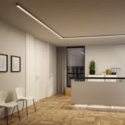 Paulmann LED-valolista Linion, kromi, 50 cm, 3 000 K