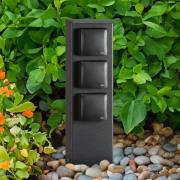 Pistorasia, 3-osainen, alumiini, ruostumaton teräs, grafiitti