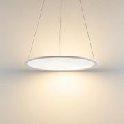 LED-paneeli, valkoinen, Ø 63 cm, metalli, CCT, himmennettävä, 50 W