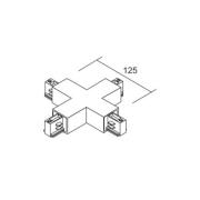 Ivela X-liitin LKM DALI, valkoinen, 3-vaiheinen, muovi