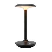 LED-pöytävalaisin Petit, musta, alumiini, IP44