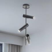 Kattospotti Leda 3, antrasiitti, 3-lamppuinen, teräs, korkeus 76 cm