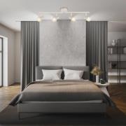 Kattokohdevalo Tapp, valkoinen, pituus 61 cm, 4-lamppuinen, metalli, G...