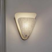 MARKET SET seinälamppu Coquillage, kermanvärinen, 33 cm, pellava