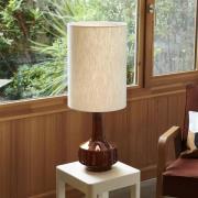 MARKET SET pöytälamppu Jimmy, ruskea/beige, korkeus 83 cm