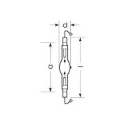 RADIUM monimetallilamppu K12s 2080W HRI-TS D/S/ECG