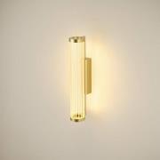 SLV LED-seinävalaisin Quimera, messinkivärinen, korkeus 41 cm, CCT