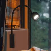 LED ladattava seinävalaisin Magnetics flex, musta, himmennettävä, CCT-...