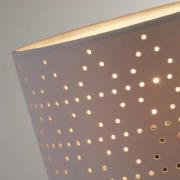 Pöytävalaisin Taave, harmaa/musta, tekstiili, metalli, 27 cm, E14