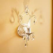 Kristalliseinävalaisin Teresa, norsunluu, 1-lamppuinen