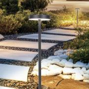 LED-pollarilamppu Tango tummanharmaa, korkeus 50 cm, metalli, maakiila