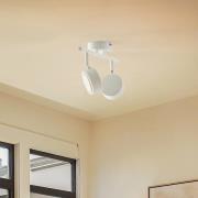 Lindby valonheitin Jyla, valkoinen, 2700 K, 2-valo, GX53