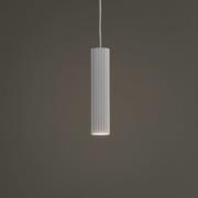 Carbon-riippuvalaisin, valkoinen, Ø 6 cm, alumiini