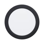 EGLO connect Smart-LED-uppovalo Fueva 6-Z, musta, Ø16cm