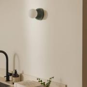 Globen Lighting Torrano 13 -seinävalaisin, vihreä, lasi, IP44