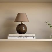 Globen Lighting IRIS-akkupöytävalaisin, ruskea, korkeus 23 cm