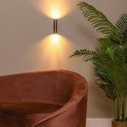 Seinäkohdevalaisin Dupla, ruosteenvärinen, korkeus 18 cm, metalli, 2-l...