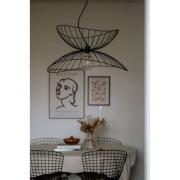 Globen Lighting RAY-riippuvalaisin, musta, Ø 70 cm