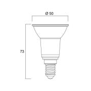 LED-lamppu RETRO, PAR16, E14, 3,6 W, 830, 345 lm, 36°