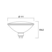 LED-lamppu RETRO, ES111, GU10 12 W 830 1150 lm himmennettävä 25°