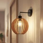 Seinävalaisin Clay, Ø 23 cm, koivuvaneri, uloke, E27