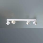 LED-kohdevalaisin BRUSH, valkoinen, 70 cm, 4-lamppuinen metalli, himme...