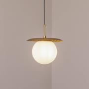 Riippuvalaisin Anemon, kultainen, lasi, Ø 30 cm, E27