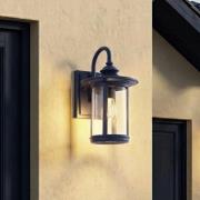 Lindby ulkoseinävalaisin Zayn, sininen, lasi, korkeus 33 cm, IP23