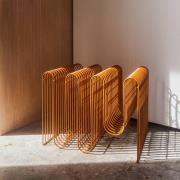 AYTM Curva-lehtiteline, meripihka, metalli, pituus 41 cm